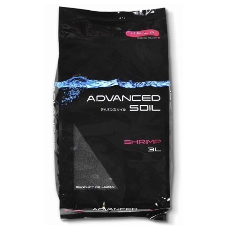 H.E.L.P. Advanced Soil Shrimp 3L substrat haut de gamme spécialement conçu pour aquariums avec crevettes